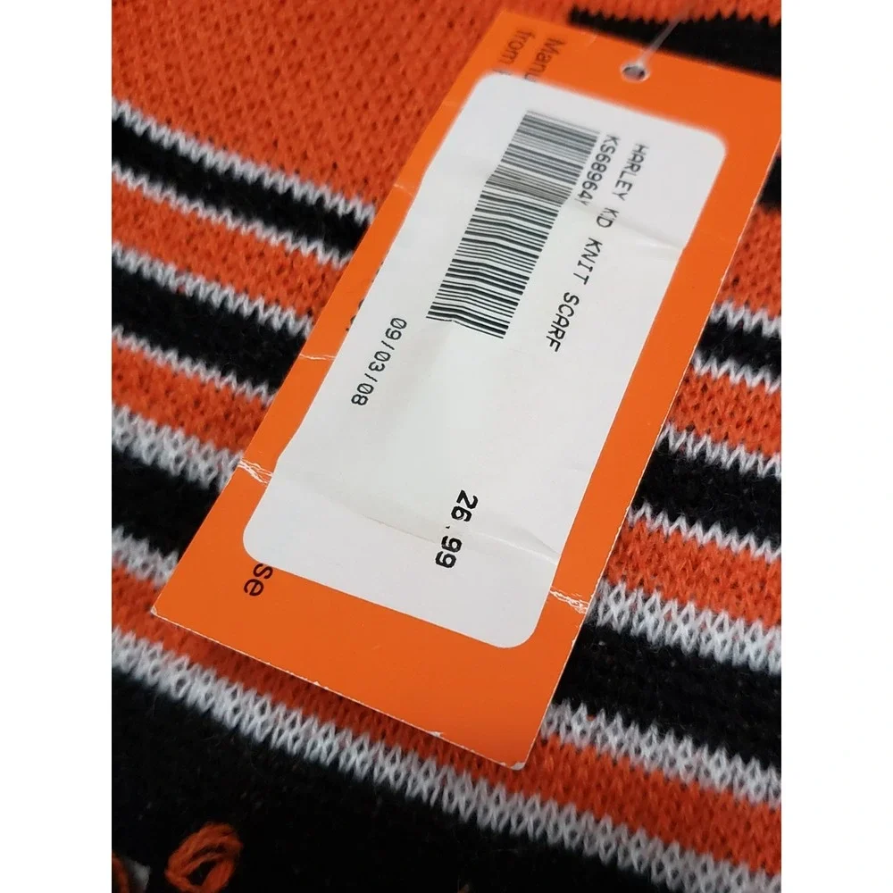 NEW YOUTH KIDS BOYS GIRLS Harley Davidson Knit Winter Scarf Gift
